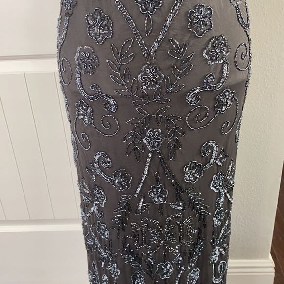 NWT BHLDN Easton Gray Maxi Dress Size 0 - Picture 4 of 13